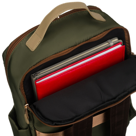 Rucsac verde de damă cu bretele reglabile și închidere cu fermoar - Peterson PTR-PTN JN-09-0078 GREEN [14]