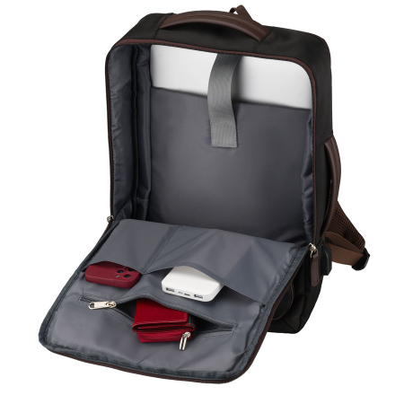 Rucsac de călătorie din poliester negru, perfect pentru bagajul de mână - Peterson [10]