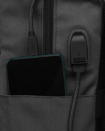 Rucsac cu două compartimente de culoare gri pentru un laptop de 15 inchi - Peterson PTR-PTN 77713-6715 GR [10]
