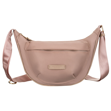 Geantă de damă roz din nailon cu închidere cu fermoar - Peterson PTR-PTN JN-14-0313 PINK [3]