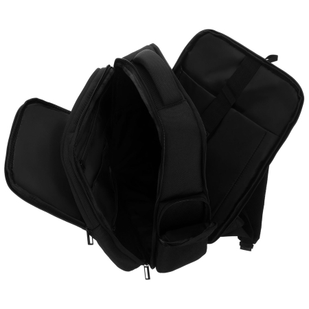 Rucsac de călătorie negru din poliester cu bretele reglabile - Peterson PTR-PTN HY243-7062 BLACK [24]