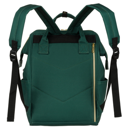 Rucsac de călătorie pentru femei, verde, din poliester, cu compartiment pentru laptop - Peterson PTR-PTN ALFA DARK GREEN [4]