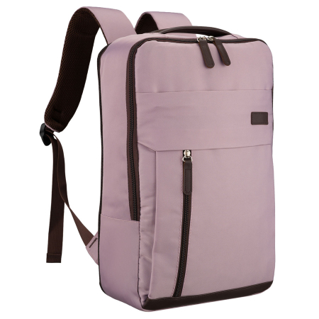 Rucsacuri - Rucsac de călătorie roz din poliester cu port USB - Peterson