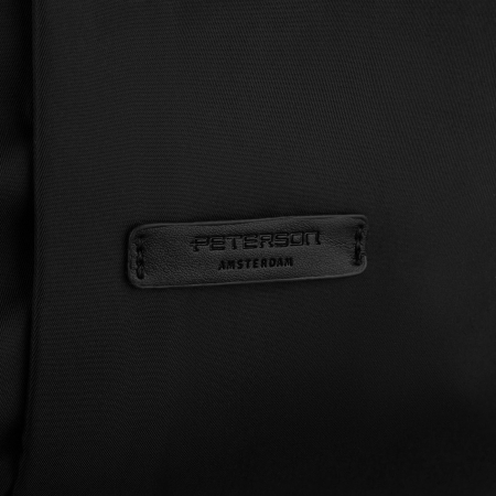 Rucsac negru din nailon pentru femei cu curea de bagaj - Peterson PTR-PTN JN-09-0047 BLACK [8]