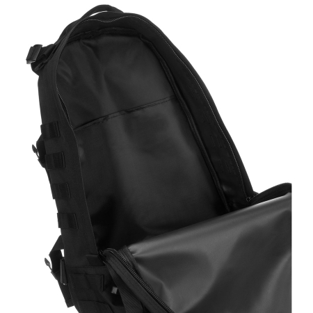 Rucsac militar negru cu bretele reglabile, trei compartimente - Peterson PTR-PTN BL003-8069 BLACK [19]