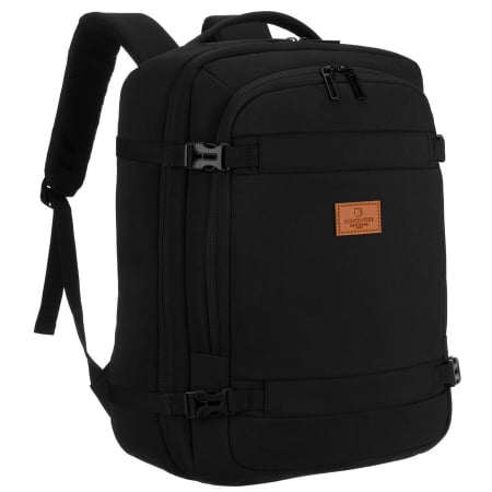 Accesorii Barbati - Rucsac de călătorie negru din poliester, perfect pentru bagajul de mână - Peterson PTR-PTN BHX-04 -0048 Bl