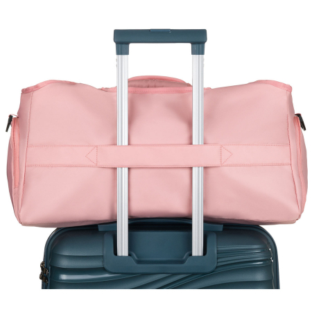 Geantă de weekend roz din poliester cu închidere cu fermoar - Peterson PTR-PTN 24480 PINK-PINK [3]