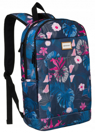 Preferintele clientilor - Genti si Rucsacuri ❤️ - Rucsac clasic de damă din poliester cu model de plante - Rovicky PTR-R-PST-9282 04