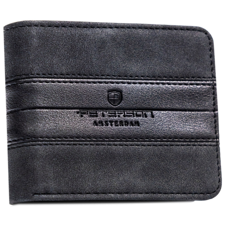 Portofel din piele pentru barbati Peterson PTR-PTN EH-08Z BLACK [1]