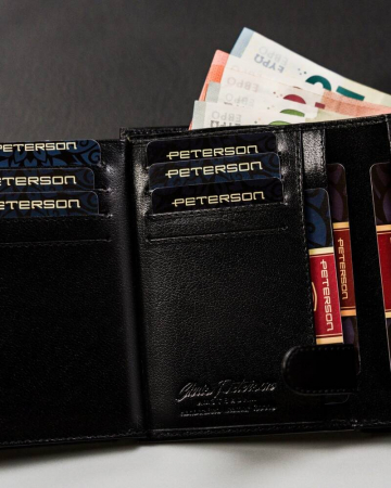 Portofel barbati din piele naturala Peterson PTR-PTN 348-PR 2-1-1 BL [9]