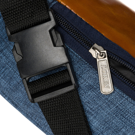Borseta Loren PTR-WB05A-NAVY/BROWN [5]