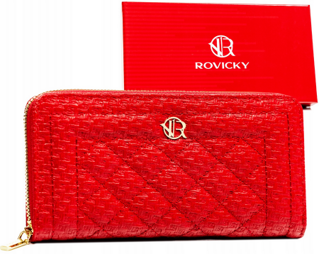 Portofele Dama - Portofel dama din piele Rovicky PTR-R-PRK-03-D2-3075 RE