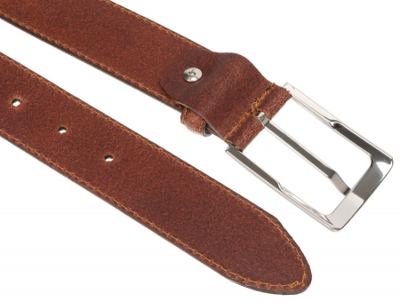 Curea barbati din piele naturala Pierre Cardin 9025 COGNAC [4]