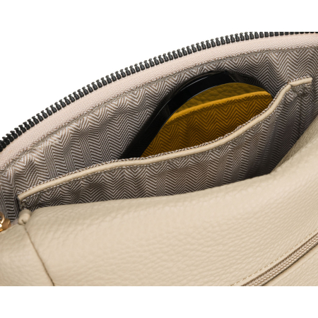 Geantă elegantă de damă din piele ecologică - Peterson PTR-PTN MIS-03-3605 BEIG [6]