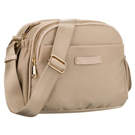 Apparel & Accessories  - Geantă de damă bej din nailon cu șase buzunare suplimentare - Peterson PTR-PTN JN-15-0320 BEIGE