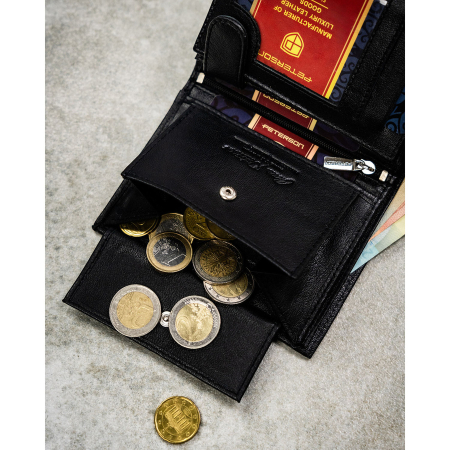 Set cadou: Portofel bărbătesc din piele neagră și curea reversibilă cu catarame interschimbabile - Peterson - Giovanni – Eleganza Senza Tempo [8]