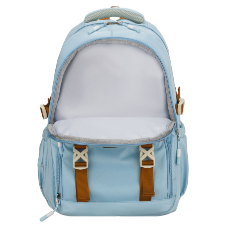 Ghiozdan școlar albastru din poliester cu bretele reglabile - Peterson PTR-PTN 8594-1419 BLUE [6]