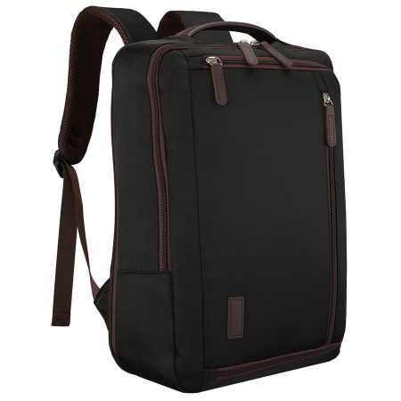 Rucsacuri - Rucsac de călătorie din poliester negru, perfect pentru bagajul de mână - Peterson