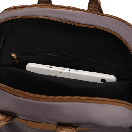 Rucsac gri din nylon pentru oraș, pentru femei - Peterson PTR-PTN JN-08-0030 GRAY [18]