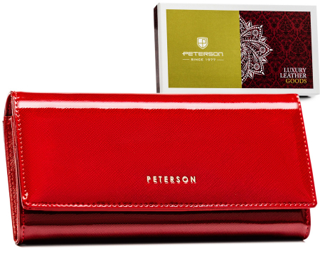  Wallets & Money Clips - Portofel dama din piele naturala Peterson PTR-PTN 72401-SAF-8577 R