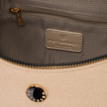 Geantă elegantă de damă din piele ecologică tip borseta - Peterson PTR-PTN MIS-07-2034 BEIG [5]