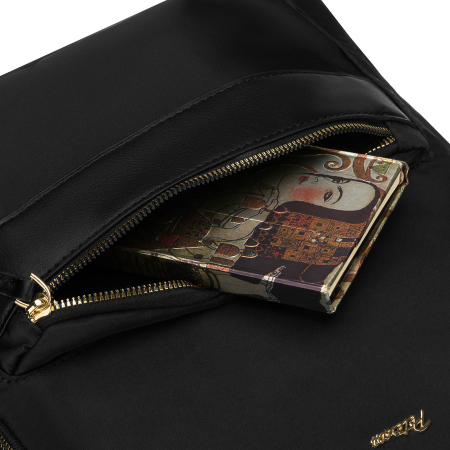 Rucsac urban pentru femei, din poliester negru, cu bretele reglabile - Peterson PTR-PTN JN-11-0146 BLACK [15]