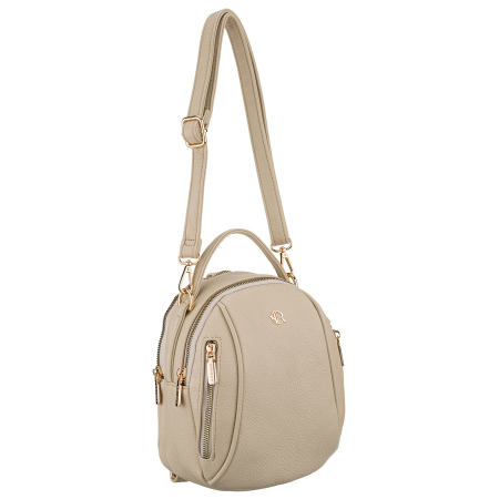 Rucsac mic de damă din piele ecologică bej deschis - Rovicky PTR-R-KP-11-F19-4978 BEI [3]