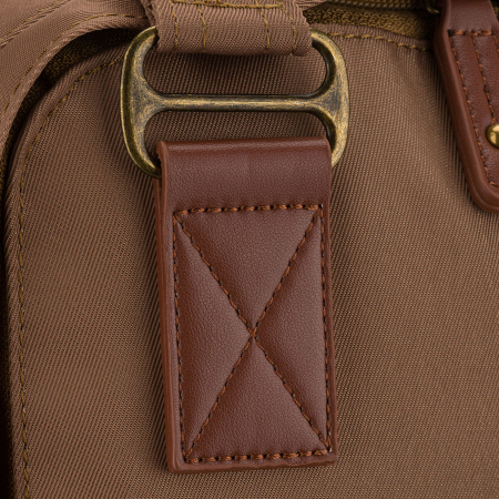 Rucsac de damă din poliester și piele ecologică maro, cu un singur compartiment - Peterson PTR-PTN GAMMA BROWN [7]