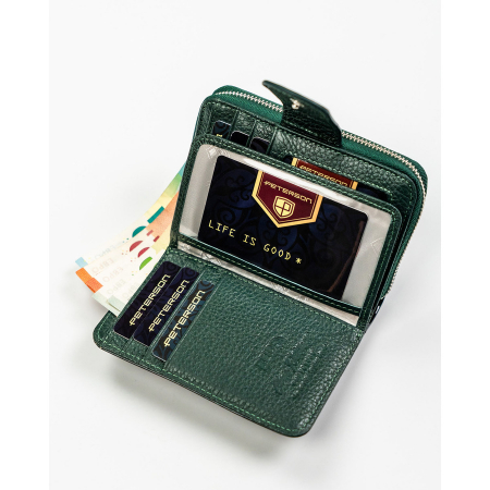 Portofel dama din piele naturala Peterson PTR-PTN PS115-FDS GREEN [8]