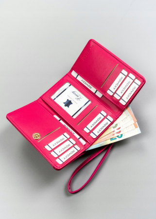 Portofel dama din piele Cavaldi PTR-2302-Y6-8307 PI [5]