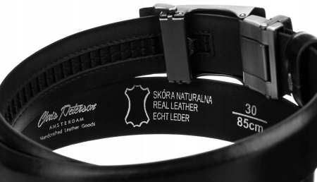 Curea barbati din piele naturala Peterson PTR-PTN A006 BL [2]