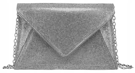 Geantă clutch de damă elegantă pe lant - Peterson PTR-PTN XS101-8719 SIL [1]
