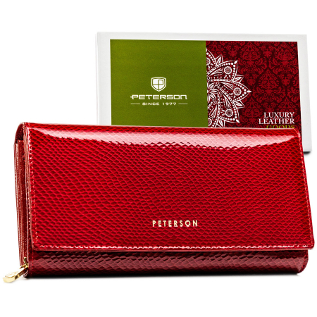 Portofele Dama - Portofel din piele naturala pentru femei Peterson PTR-PTN 42106-DSL-2813 R