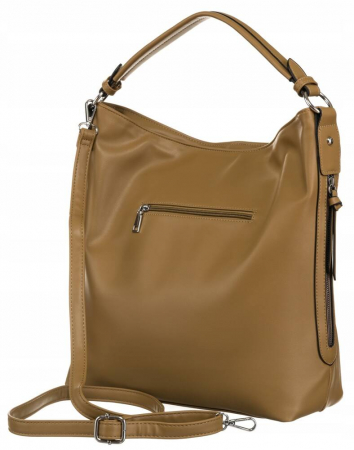 Geanta shopper de dama clasica din piele ecologica - Rovicky PTR-R-073-03-0461 BEI [2]