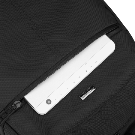 Rucsac mare, negru, din poliester, cu compartiment pentru laptop și compartiment individual - Peterson [14]
