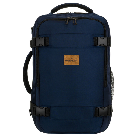 Rucsac de călătorie bleumarin cu două compartimente și închidere cu fermoar - Peterson PTR-PTN BIELIK-6507 NAVY [2]