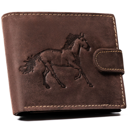 Portofele Barbati - Portofel din piele naturala pentru barbati PTR-N992L-CHM-HORSE-BL B