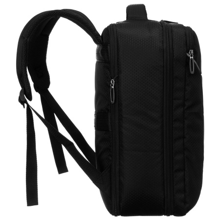 Rucsac de călătorie negru din poliester, perfect pentru bagajul de mână - Peterson PTR-PTN BOCIAN-6408 BLAC [3]