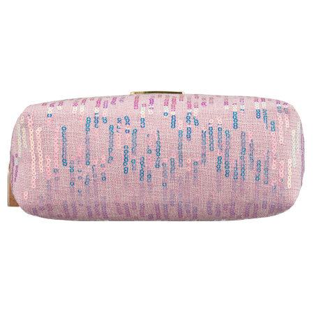 Geantă cosmetică roz din poliester decorată cu paiete, cu un singur compartiment - Peterson PTR-PTN KOS-DA-19-3569 P [7]