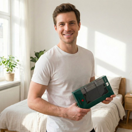 Set de 3 boxeri bărbătești negri, model XL, din bumbac - Peterson PTR-PTN MY-3-B01XL-BL [10]