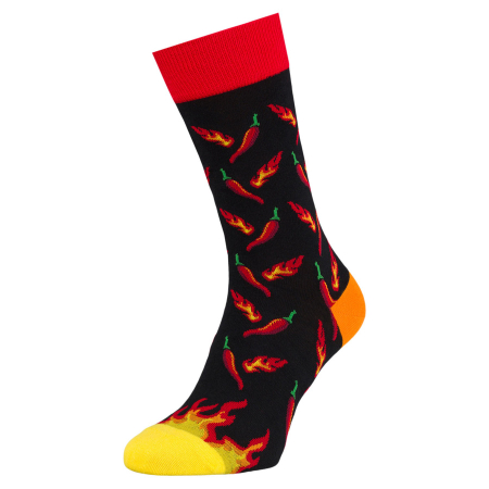 Set de șosete bărbătești în mărimile 38-44 cu model cu chili - Peterson PTR-PTN SML-S3W-CH-38-44 [18]