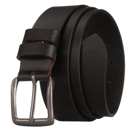  Belts - Curea bărbătească clasică maro din piele naturală cu cataramă tradițională - Peterson PTR-PTN LTP-28