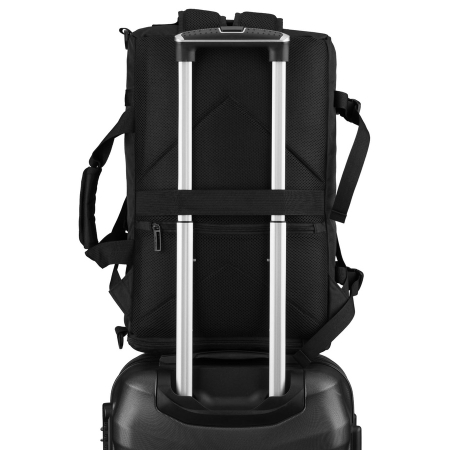 Rucsac de călătorie cu funcție de geantă, fabricat din poliester, negru - Peterson PTR-PTN MP5-04-7540-BLAC [6]