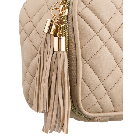 Geantă cosmetică cu un singur compartiment, din material sintetic, de culoare bej - Peterson PTR-PTN KOS-DA-10-3194 B [5]