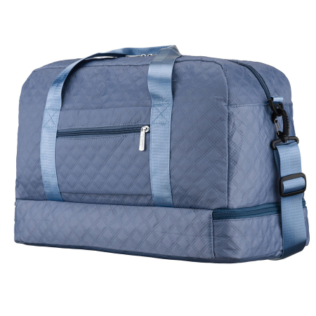 Geantă de antrenament din poliester albastru, cu două compartimente și închidere cu fermoar - Peterson PTR-PTN PIK-01-8564 L.BL [3]