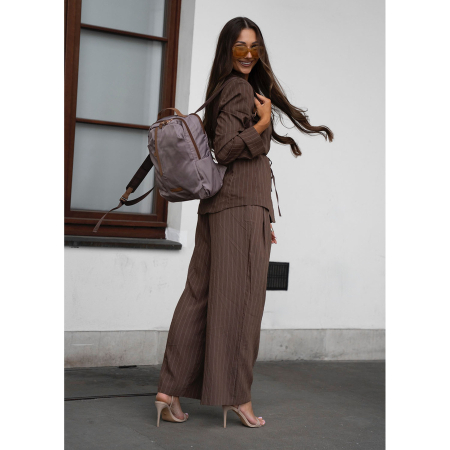 Rucsac bej pentru femei din nailon cu bretele reglabile - Peterson PTR-PTN JN-09-0061 BEIGE [2]