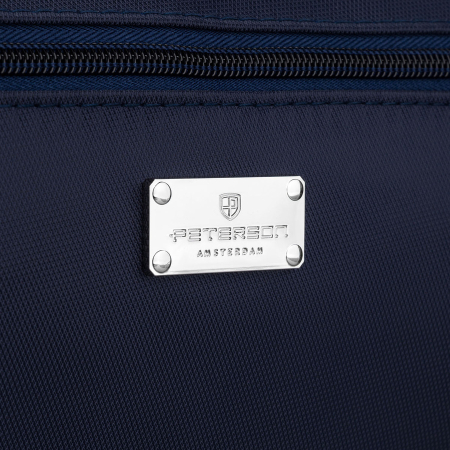Geantă cosmetică bleumarin din material sintetic, cu un singur compartiment și închidere cu fermoar - Peterson PTR-PTN KOS-ME-9-3392 NA [4]