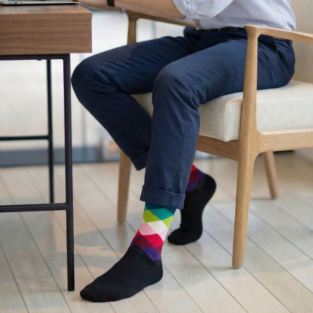 Set de 5 perechi de șosete bărbătești, mărimea 40-45, din bumbac și poliester - Peterson PTR-PTN SML-S5-40-45-RO2 [30]