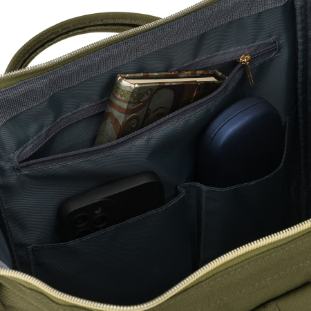 Rucsac de damă verde din poliester cu compartiment pentru laptop și bretele reglabile - Peterson PTR-PTN ALFA GREEN [9]