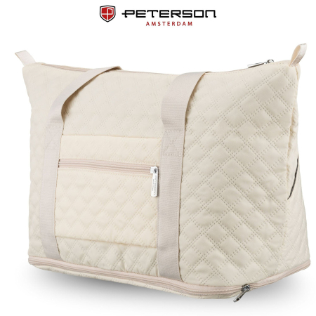 Geantă de antrenament bej, cu un singur compartiment, din poliester - Peterson PTR-PTN PIK-02-8588 BEIG [7]